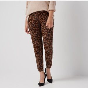 Isaac Mizrahi Live 24/7 Leopard Ankle Pant